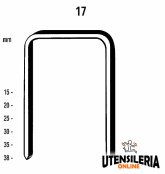 Punti in acciaio SERIE 17 per 17/38 1.4x1.6mm conf.10000pz Punti in acciaio SERIE 17 per 17/38 1.4x1.6mm conf.10000pz