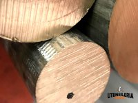 Barre tonde piene in bronzo UNI 7013-8 d.40x500mm