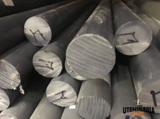 Barre tonde in PVC grigio RAL 7011 D.50 da 1MT