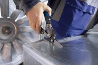 Cesoia per lamiere a leva D27B taglio passante 260mm