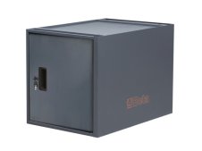 Armadio con anta a battente Beta C58MA/A antracite per banchi componibili C58BC