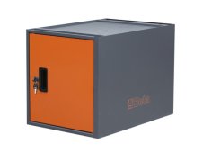 Armadio con anta a battente Beta C58MA/O bicolore per banchi componibili C58BC