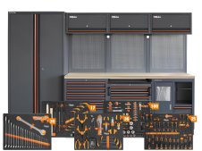 Arredo per officina Beta C45PRO 2.0 2955x645x2000mm completo di 268 utensili Arredo per officina Beta C45PRO 2.0 2955x645x2000mm completo di 268 utensili