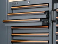 Arredo per officina Beta C45PROX 2955x495x2000mm con piano in acciaio inox completo di 196 utensili