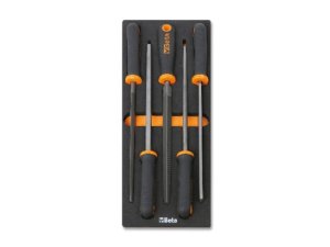 Assortimento 5 lime Beta M236 in vassoio in EVA per cassettiere