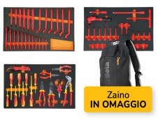Assortimento 66 utensili per lavori su auto ibride/elettriche Beta 5988 VHB-MQ + Zaino in OMAGGIO Assortimento 66 utensili per lavori su auto ibride/elettriche Beta 5988 VHB-MQ + Zaino in OMAGGIO