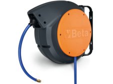 ARROTOLATORE AVVOLGITUBO TUBO PER ARIA COMPRESSA 20 + 2 METRI IN PVC  RINFORZATO