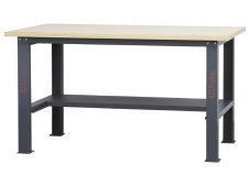 Banco da lavoro Beta C58BC-W 160cm con piano in legno