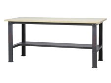 Banco da lavoro Beta C58BC-W 210cm con piano in legno