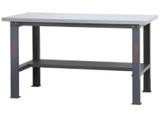 Banco da lavoro Beta C58BC-X 160cm con piano in acciaio inox