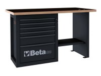 Banco da lavoro Beta C59C Endurance corto con 6 cassetti