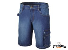 Jeans bermuda da lavoro elasticizzati Beta 7529, 10 Oz (tg. XS-3XL)