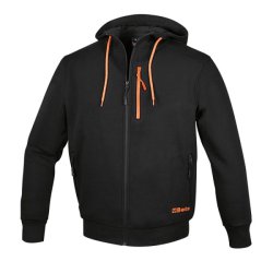 Felpa da lavoro Beta 7665N zip lunga con cappuccio, (tg. XS-3XL)