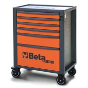 Beta carrello porta attrezzi RSC24 6 cassetti, piano in ABS rinforzato e fori per cacciaviti