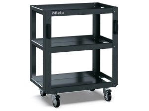Carrello a tre ripiani Beta RSC50 T3 per arredo officina, portata 200kg