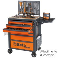 Carrello Beta RSC24 7 cassetti con 185 utensili per l'industria e Buoni carburante in OMAGGIO