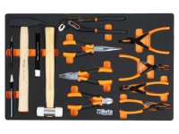 Carrello di servizio Beta Worker BW 5000S/3M con 3 cassetti e 189 utensili inclusi