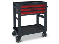 Carrello di servizio Beta RSC51 con 3 cassetti e piano in ABS rinforzato e fori per cacciaviti