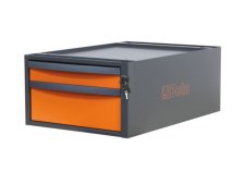 Cassettiera a 2 cassetti Beta C58CS/O 2C bicolore per banchi componibili C58BC