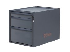 Cassettiera a 3 cassetti Beta C58CSH/A 3C antracite per banchi componibili C58BC