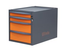 Cassettiera a 4 cassetti Beta C58CSH/O 4C bicolore per banchi componibili C58BC