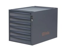 Cassettiera a 6 cassetti Beta C58CSH/A 6C antracite per banchi componibili C58BC