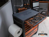 Beta carrello arancio RSC24 8 cassetti con porta carta, porta documenti e mensola