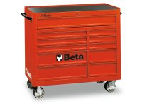 Cassettiera mobile per officina Beta C38 con 11 cassetti, portata 1200 Kg