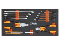 Cassettiera portatile Beta Worker BW 2200E/21 con 3 cassetti e 159 utensili per uso universale