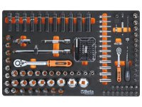 Cassettiera mobile Beta Worker BW 2400S 7/E-M con 7 cassetti e 309 utensili inclusi
