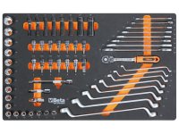 Cassettiera mobile Beta Worker BW 2400S 7/E-M con 7 cassetti e 309 utensili inclusi