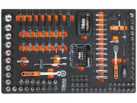 Cassettiera mobile Beta Worker BW 2400S 8/I-L con 8 cassetti e 394 utensili inclusi