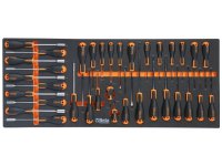 Cassettiera mobile Beta Worker BW 2400S XL9/E-XXL con 9 cassetti e 716 utensili inclusi