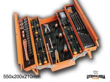 Beta cassetta porta attrezzi in lamiera 2120L-E/T91-I in set con 91 utensili Beta cassetta porta attrezzi in lamiera 2120L-E/T91-I in set con 91 utensili