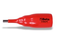 Chiave a bussola isolata Beta 910MQ/PE maschio esagonale attacco quadro femmina 3/8", 4-10mm