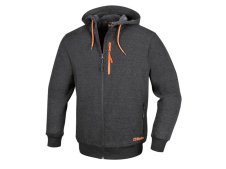 Felpa da lavoro Beta 7665G zip lunga con cappuccio, (tg. XS-3XL)