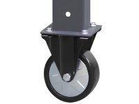 Gamba con ruote fisse Beta C58GRF per banchi componibili C58BC, portata 400Kg