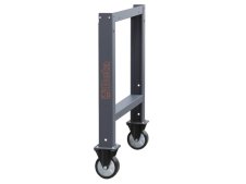 Gamba con ruote fisse Beta C58GRF per banchi componibili C58BC, portata 400Kg
