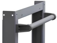 Gamba con ruote girevoli e maniglia Beta C58GRGM per banchi componibili C58BC, portata 400Kg