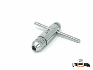 Giramaschi cromato Beta 436/1 a cricchetto reversibile, M3-M8