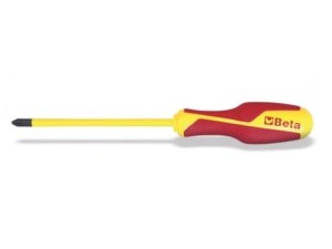 Giravite isolato Beta 1279MQ/F Slim per viti con impronta a croce Pozidriv-Supadriv, PZ1-PZ2 (3pz)