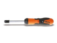Giravite portainserti a cricchetto reversibile Beta 855P ad impugnatura snodata con 7 inserti Giravite portainserti a cricchetto reversibile Beta 855P ad impugnatura snodata con 7 inserti