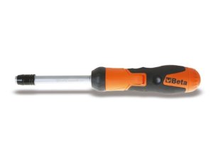 Giravite portainserti a cricchetto reversibile Beta 855P ad impugnatura snodata con 7 inserti