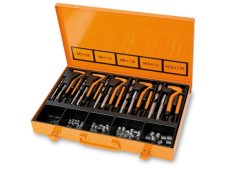 Kit di ripristino filettature metriche danneggiate Beta 437U/09, M5-M12 Kit di ripristino filettature metriche danneggiate Beta 437U/09, M5-M12