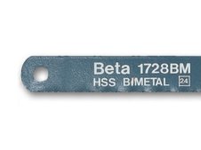 Lama per seghetti Beta 1728BM in acciaio super rapido, 300mm (10pz) Lama per seghetti Beta 1728BM in acciaio super rapido, 300mm (10pz)