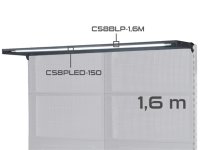 Lampada LED Beta C58PLED-150 per banchi componibili C58BC da 160cm, 4320lumen