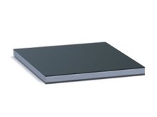 Piano di lavoro Beta RSC50 PG/1-0,7MT grigio rivestito in PVC per arredo officina, 750x630mm