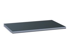 Piano di lavoro Beta RSC50 PG/2-1,5MT grigio rivestito in PVC per arredo officina, 1495x630mm