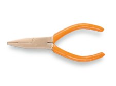 Pinza lunghissima antiscintilla Beta 1162BA becchi piatti zigrinati diritti, 150mm