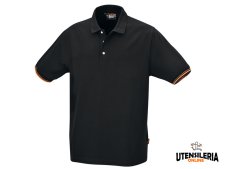 Polo da lavoro a maniche corte Beta 7547N in cotone, Nero (tg. XS-3XL)